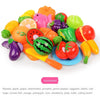 Image of 6/10/13/24Pcs Kitchen Fun Cutting Fruits and Vegetables Food Play House Set Puzzle Education Toys For Kids Boys Girls Xmas Gifts