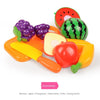 Image of 6/10/13/24Pcs Kitchen Fun Cutting Fruits and Vegetables Food Play House Set Puzzle Education Toys For Kids Boys Girls Xmas Gifts