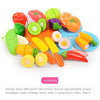 Image of 6/10/13/24Pcs Kitchen Fun Cutting Fruits and Vegetables Food Play House Set Puzzle Education Toys For Kids Boys Girls Xmas Gifts