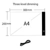 Image of A4 Level Dimmable Led Drawing Copy Pad Board Children's Toy Painting Educational Kids Grow Playmates Creative Gifts For Children