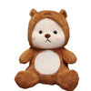 Image of Promotion Kawaii Green  Jointed Bear Cosplay Panda Doll Plush Toy Cartoon  Animal Plushie Throw Pillow Birthday Gift Home Decor