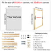 Image of 40x60 50x70 60x90 60x120 DIY Wood Frame Kit for Canvas Oil Painting Frame Bars Wood Frame for Diamond Painting Wall Art Frame