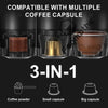 Image of Wireless Electric Portable Espresso Coffee Machine for Car & Home Camping Coffee Maker 3-in-1 Capsule Powder Travel Coffee Maker