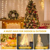 Image of Outdoor Solar Curtain Light 300LED Waterproof String Lights Garden Yard Pavilion Fairy Garland String Lights Holiday Decor Light
