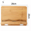 Image of Portable Adjustable Book Holder Tray and Page Paper Clips-Cookbook Reading Desk Sturdy Stand for Books Lightweight Bookstand