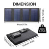 Image of Portable Solar Panel 5V USB Type-C Charge Flexible Foldable Kit  Lightweigh System For  Phones Car Camping Hiking Power Banks