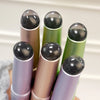 Image of 2in1 Double-headed Jelly Silicone Slogan Lip Brush Soft Fiber Hair Concealer Smudge Makeup Brushes Portable Lipstick Eyes Brush