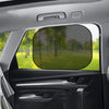 Image of SEAMETAL 2PCS Car Window Sunshade Cover Sun Shield UV Protection Auto Front Rear Black Window Curtain Summer Car Accessories