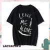 Image of Slenderman Leave Me Alone Creepypasta T-shirt Vintage Horror Novel Graphic T Shirts Harajuku Hip-hop Cotton Unisex O-neck Tshirt