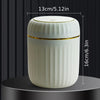 Image of Desktop Press Trash Can Plastic Mini Garbage Bin with Lid Coffee Table Office Living Room Study Odor-Resistant Home Supplies