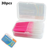 Image of 30/60Pcs 0.6-1.2mm Interdental Brushes Health Care Teeth Push-Pull Brush Removes Food Plaque Whitening Cleaner Oral Hygiene Tool