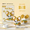 Image of Cat Animal Brick Toy for Children Girls 8 To 10 Years Old Birthday Gift Construction Block Set Mini Building Blocks Educational