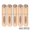 Image of 1/5PCS Perfume Atomizer Portable Liquid Cosmetics Containers Traveling Mini Alcochol Perfume Refillable Bottles Empty Spray Bott