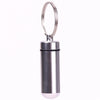 Image of 2PCS Waterproof Aluminum Pill Box Case Bottle Cache Drug Holder Container Keychain Medicine Box Health Care