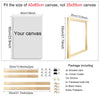 Image of 40x60 50x70 60x90 60x120 DIY Wood Frame Kit for Canvas Oil Painting Frame Bars Wood Frame for Diamond Painting Wall Art Frame