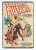 Image of 1982 comic book ad Graphic Novel New Mutants metal tin sign wall art designs