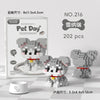 Image of Cat Animal Brick Toy for Children Girls 8 To 10 Years Old Birthday Gift Construction Block Set Mini Building Blocks Educational