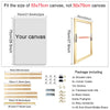 Image of 40x60 50x70 60x90 60x120 DIY Wood Frame Kit for Canvas Oil Painting Frame Bars Wood Frame for Diamond Painting Wall Art Frame