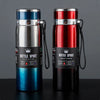 Image of 1L Thermal Water Bottle Keep Cold and Hot Water Bottle Thermos for Water Tea Coffee Vacuum Flasks Stainless Steel Thermos Bottle