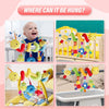 Image of Soft Infant Crib Bed Stroller Toy Creative Spiral Baby Toys For Newborns Car Seat Educational Rattle Baby Towel Education Toys
