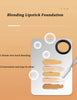 Image of Makeup Mixing Palette Foundation Lipstick Eye Shadow Stainless Steel Mixer Palette with Spatula Mixing Stick Beauty Tools Nail-A