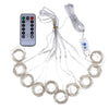 Image of 1pc USB 3x3/3*2/3*1 LED Curtain Bedroom Lights Christmas Garland Fairy Light Festoon Wedding Home Bedroom Decoration Lighting