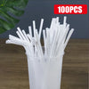Image of 50-1000Pcs Multicolor Colorful Straws for Wedding Party Supplies Beverage Kitchen Straw Cocktail Drinking Straws
