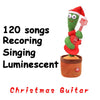Image of Rechargeable Dancer Cactus Glowing Dancing Electronic Plush Toys Can Sing Record Lighten for Baby Toy Education Funny Gift