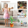 Image of Rechargeable Dancer Cactus Glowing Dancing Electronic Plush Toys Can Sing Record Lighten for Baby Toy Education Funny Gift