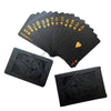 Image of Color Black Gold Playing Card Game Card Group Waterproof Poker Suit Magic Dmagic Package Board Game Gift Collection