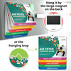 Image of Air Fryer Cookbook Magnetic Cheat Sheet, Guide Booklet, Cookbooks Instant Accessories Oven Cooking Pot Temp Times Chart