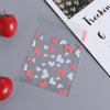 Image of 100pcs 7x7/10x10cm Heart Plastic Cello Bag Self Sealing Pouch For DIY Candy Cookies Snack Baking Package Decor Small Business