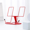 Image of Portable Book Holder Adjustable Reading Rest Recipe Cookbook Stand Cell Phone Stand for Cookbook Textbook Tablet Holder