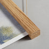 Image of 1PC Magnetic Wooden Picture Poster Hanger Frames Photos Wall Art Canvas Print Painting Teak Pine Wood Living Room Home Decor