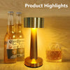 Image of Rechargeable Led Table Lamp Retro Night Light Desk Bar Coffee Dining Room Home Decor Wireless 3 Colors Dimmable Touch Switch