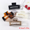 Image of 4Pcs/Set Women Girls Claw Clips Coffee Black Hair Claw Nonslip Crab Hairpins Barrette Fashion Hair Accessories Gifts