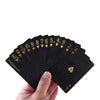 Image of Color Black Gold Playing Card Game Card Group Waterproof Poker Suit Magic Dmagic Package Board Game Gift Collection