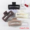 Image of 4Pcs/Set Women Girls Claw Clips Coffee Black Hair Claw Nonslip Crab Hairpins Barrette Fashion Hair Accessories Gifts