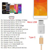 Image of Mini Aluminum Alloy Micro USB Male to Type-c Female Adapter Type-c Female to USB Adapter for Laptops, Power Banks
