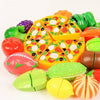 Image of 6/10/13/24Pcs Kitchen Fun Cutting Fruits and Vegetables Food Play House Set Puzzle Education Toys For Kids Boys Girls Xmas Gifts