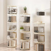 Image of 360-Degree Rotating Bookshelf Movable Living Room Bookshelf Multi-Layer Children’s Picture Book Storage Rack