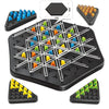 Image of Chain Triangle Chess Splendor Duel Board Game Strategy Game for Kids and Adults Fun Family Game Logic Chess Track Tables Game
