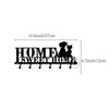 Image of Key Holder Wall, Metal Key Holder Iron Art Wall Mounted Adhesive Hanger Organizer Hat Towel Rack Key Hanger,Towel Rack