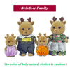 Image of Rabbit Doll 1/12 Micro Dollhouse Reindeer Sheep Elephant Squirrel Family Kitchen Toy Miniature Furniture Set Girl Toy Gift