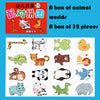 Image of 32 Pcs Enlightenment Card Matching Puzzle Early Education Cartoon Pattern Cognitive Boys and Girls Toys