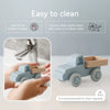 Image of 1Pcs Food Grade Baby Silicone Teether Toy Cartoon Car Nursing Teething Ring BPA Free Newborn Health Molar Chewing Accessorie Toy