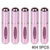 Image of 1/5PCS Perfume Atomizer Portable Liquid Cosmetics Containers Traveling Mini Alcochol Perfume Refillable Bottles Empty Spray Bott