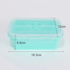 Image of Collapsible Food Storage Containers Silicone Lunch Box with Lid Food Bowls Kitchen Stackable Lunch Box for Pantry Freezer Safe