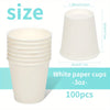Image of Disposable Small Paper Cups Supermarket Tasting Party Snack Packaging Office Coffee Drinks Candies Hotel Mini Mouthwash Cup