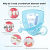 Image of 30/60Pcs 0.6-1.2mm Interdental Brushes Health Care Teeth Push-Pull Brush Removes Food Plaque Whitening Cleaner Oral Hygiene Tool